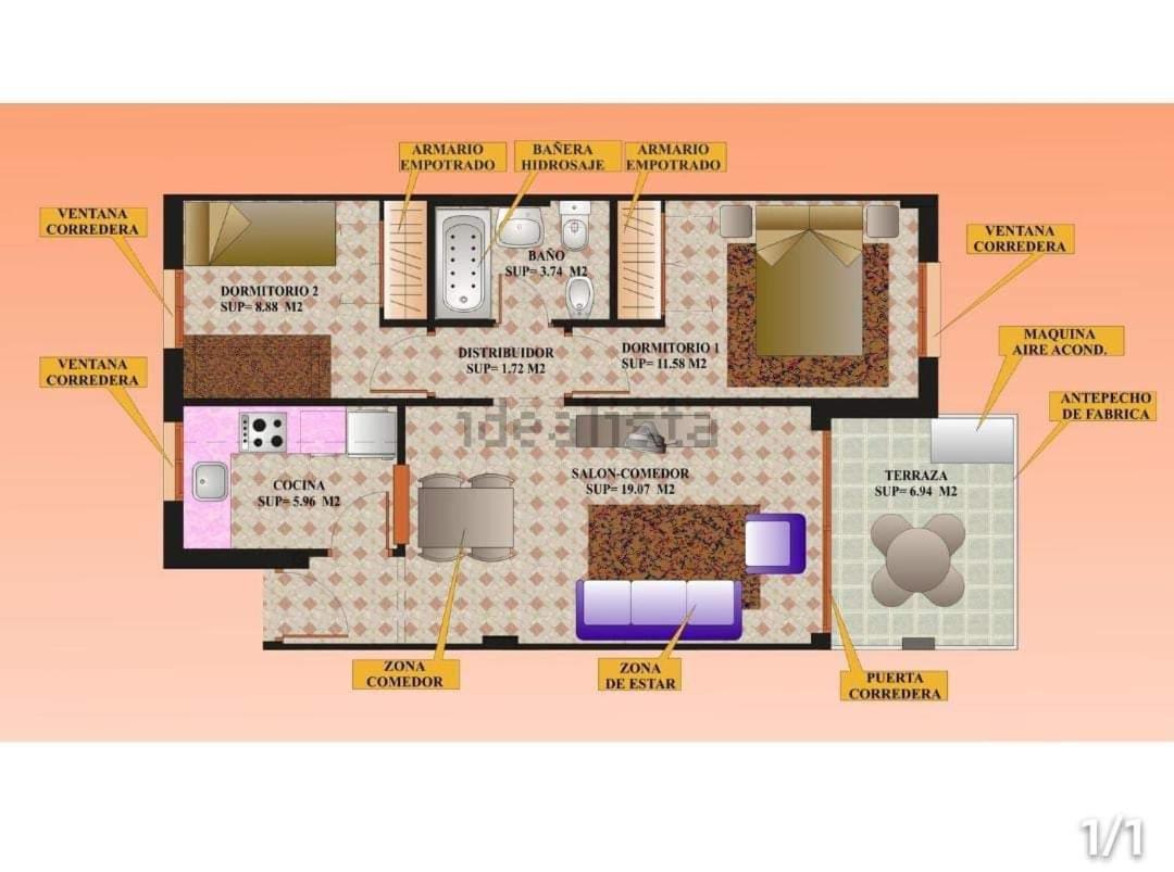 Apartamento Magic World Nueva Marina D'Or 2 Dormitorios Edificio Torremar Oropesa del Mar Eksteriør bilde